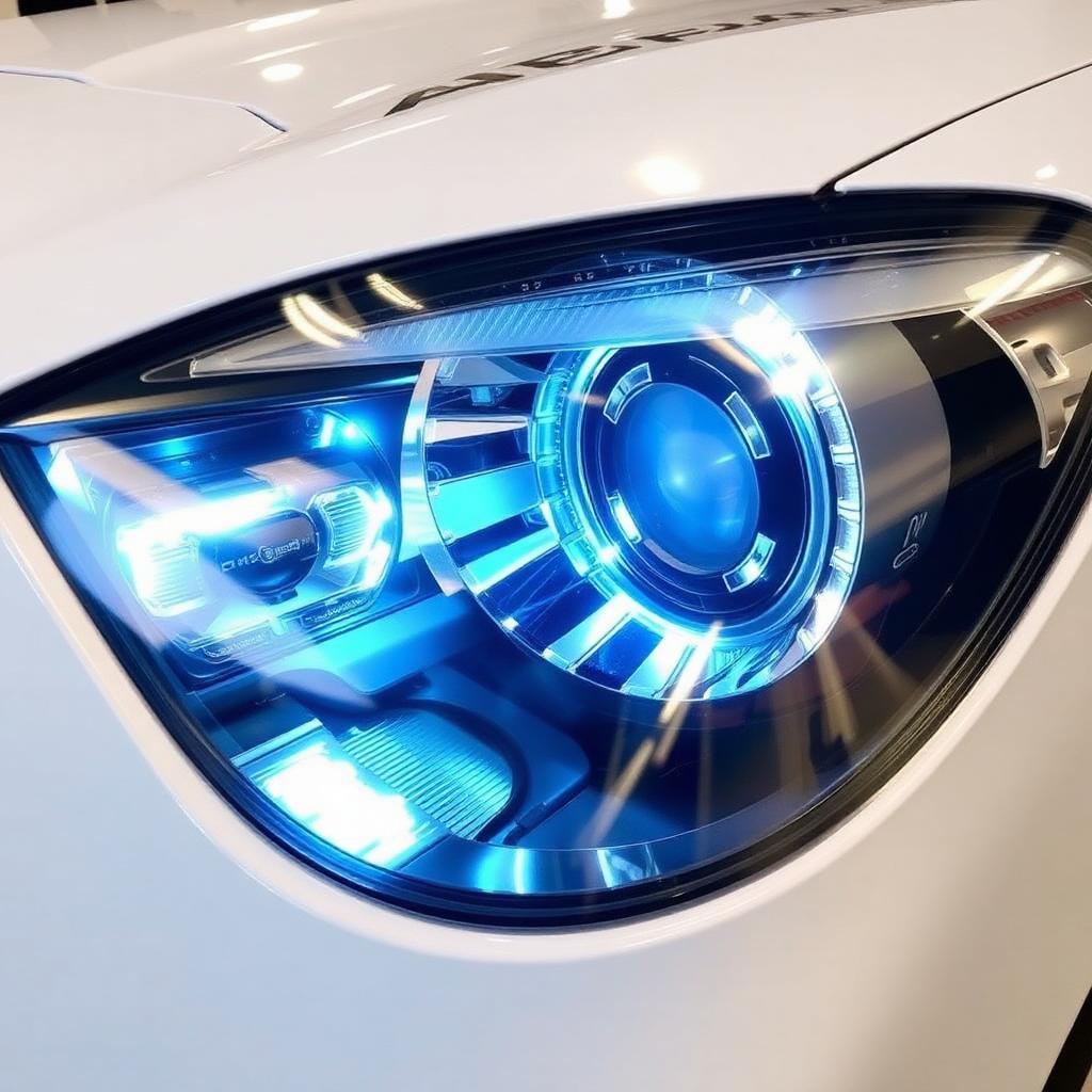 Restored headlight
